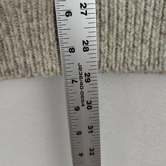 VTG Winona Knit Sweater Vest Men XL Beige Wool Full Zip Thick Heavyweight Sherpa - Picture 11 of 11